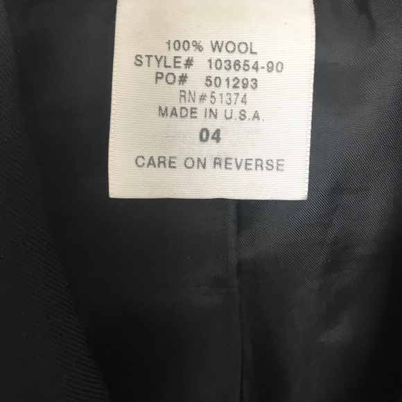 CINTAS Work Blazer/Jacket ~Sz 4 - Picture 5 of 5